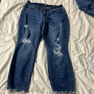 Relaxed fit distressed Judy Blue 14W